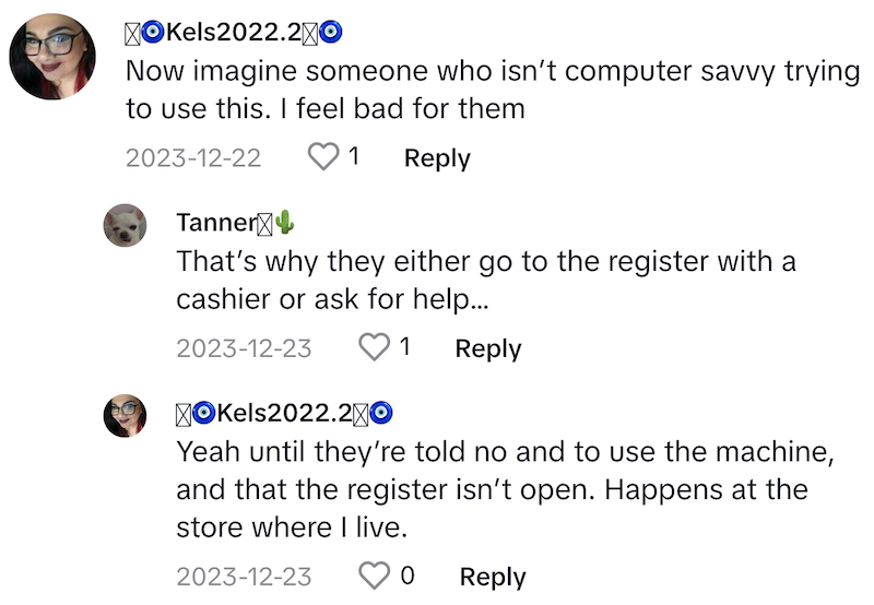 Zara Comment 4 I Should Be Getting An Employee Discount!   Man Complain About Self Checkout Process And Having To Do Work Only Employees Should Do