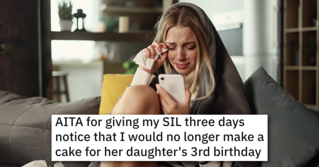 Her In-Laws Asked Her To Bake A Birthday Cake For Her Daughter, But After They Completely Betray Her Trust She Backs Out 3 Days Before Her Birthday