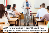 Teacher Makes Ignorant Assumption About Girl’s Family, So She Makes Her Look Foolish In Front Of The Entire Class