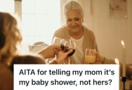 Her Mother Is Acting Like a Spoiled Child Thinking The Baby Shower Is All About Her, So Her Daughter Gives Her A Reality Check