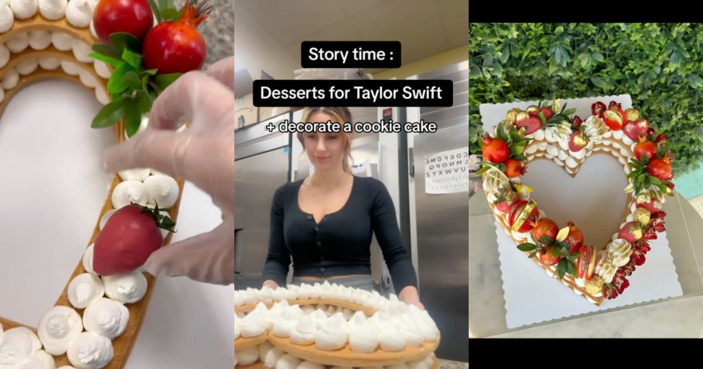Baker Realizes The Cake She Made Was Actually For One Of Taylor Swift's Music Videos. - 'I couldn't believe it.'