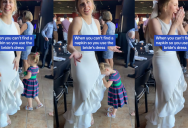 This Little Girl Blow Her Nose On The Bride’s Dress, And Now People Are Debating Whether Kids Belong At Weddings