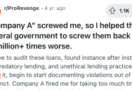 Shady Company Fired A Valuable Employee With Lots Of Knowledge, So He Got Revenge By Reporting Them To The Feds And Costing Them $50M In Fines
