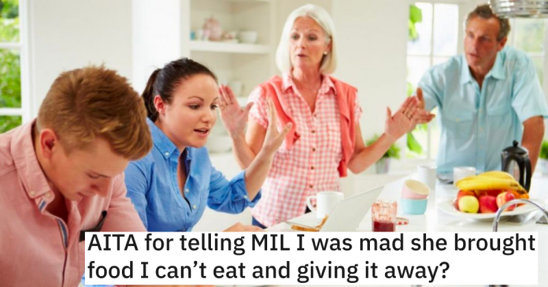 Gluten Thumb In Text e1708636120191 Petty Mother In Law Surprised New Mom With Food She Cant Eat, Then Gets Angry When She Gives It Away