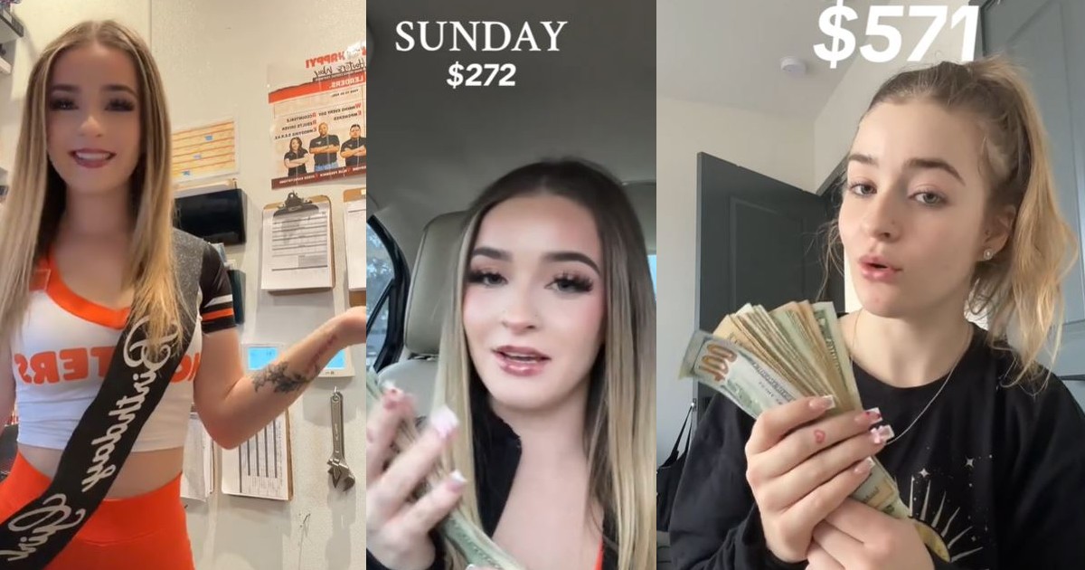 Hooters Server Wears Her 
