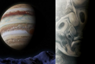 NASA Reveals Spooky Face In Noxious Clouds Of Jupiter