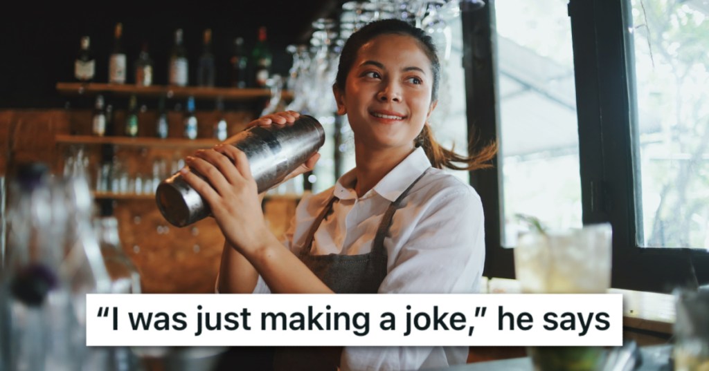 Customer Made An Inappropriate Joke, So Waitress Gave Him The Dirty Drink He Asked For