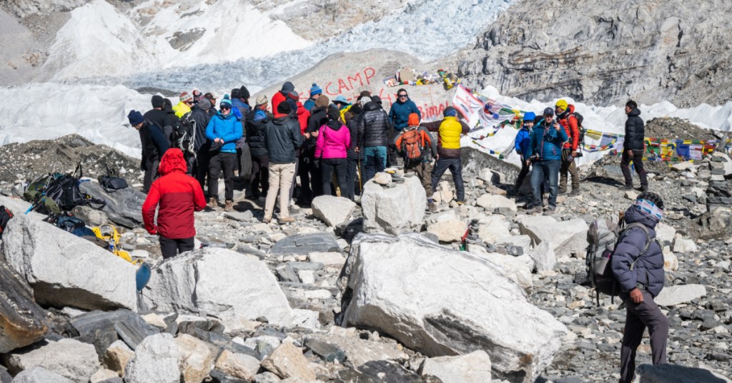 People Who Climb Mount Everest Are Being Asked To Bring Their Waste Back To Base Camp With Them. - 'Our mountains have begun to stink.'