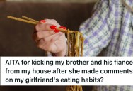 His Brother’s Girlfriend Picked On His Autistic Partner For Her Eating Habits, So They Ruin Their Pregnancy Announcement By Telling Them To Leave