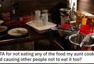 Aunt Keeps A Dirty Kitchen And Makes Food That Most People Can’t Stomach, So Niece Cleans It All Up And Creates A Family Rift