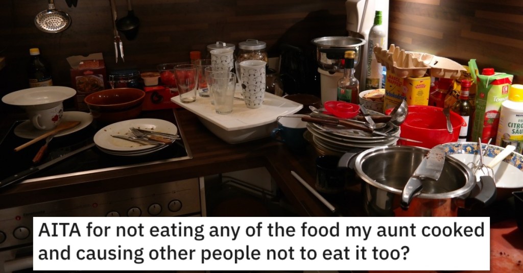 Aunt Keeps A Dirty Kitchen And Makes Food That Most People Can't Stomach, So Niece Cleans It All Up And Creates A Family Rift