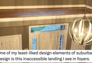 A Home Trend Called The “Inaccessible Landing” Is All The Rage And People Are Wondering Why They Even Exist