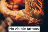 Grocery Store Told an Employee They Couldn’t Show Their Tattoos, So They Got Their Work Uniform Filthy And Got The Rules Changed