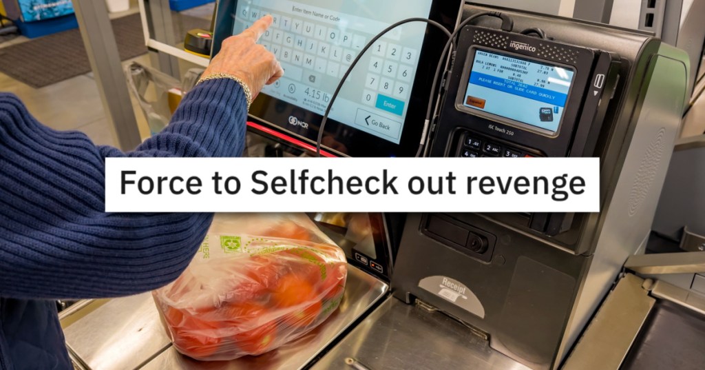 Grocery Store Forced Customer To Use Self Checkout, So He Gamed The System And Proved A Valuable Point