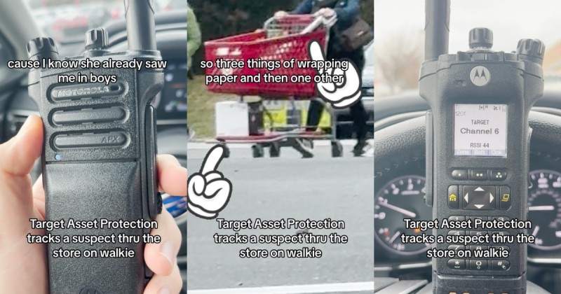 Target Thumb In Text e1707104918901 Walkie Talkie Viral Video Reveals The Creepy Way Target Employees Fight Shoplifting