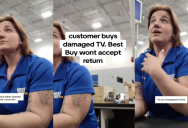 Customer Said He Bought A Damaged TV From Best Buy And The Store Won’t Let Him Return It