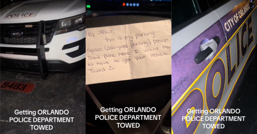 'I mean no one is above the law right?' - Driver Left A Note On A Police Car Threatening To Have It Towed