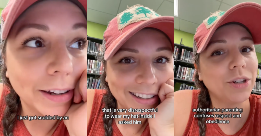 Woman Was Scolded By An Old Man In A Library For Wearing A Hat. - 'He told me that it’s very disrespectful.'