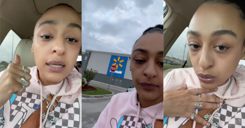 Woman Let A Customer Check Out In Front of Her in Walmart And Almost Had To Pay For Her Items Because She Walked Out