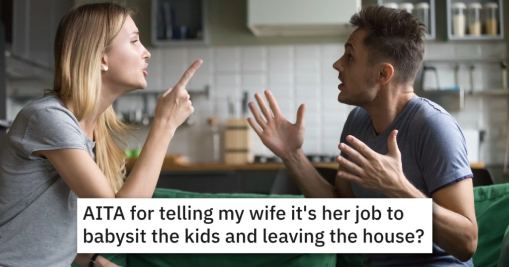 He Told His Wife He Needed A Day Off, And When She Didn't Respect That... He Left The House