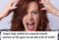 Gym Member Tells A Kid With Down Syndrome To Be Quiet, So Two Friends Make Sure To Troll Her With The Loudest Workout Noises Possible