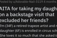Mom And Daughter Got An Exclusive Backstage Tour And Had To Exclude Her Friends, So Another Kid’s Mom Gave Her A Piece Of Her Mind