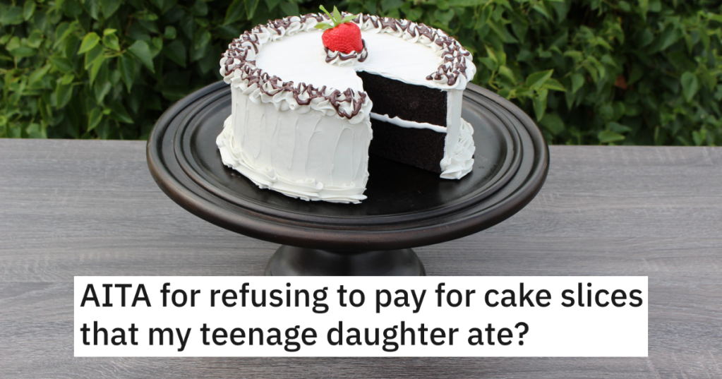 Her Daughter Ate Some Of His Sister's Expensive Cake While Babysitting Nieces And Nephews, And Now She's Demanding To Be Paid Back