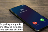 Woman Frantically Calls Husband After Seeing There’s Been A Deadly Fire At His Work, But When He Finally Picks Up It’s Only To Scream At Her