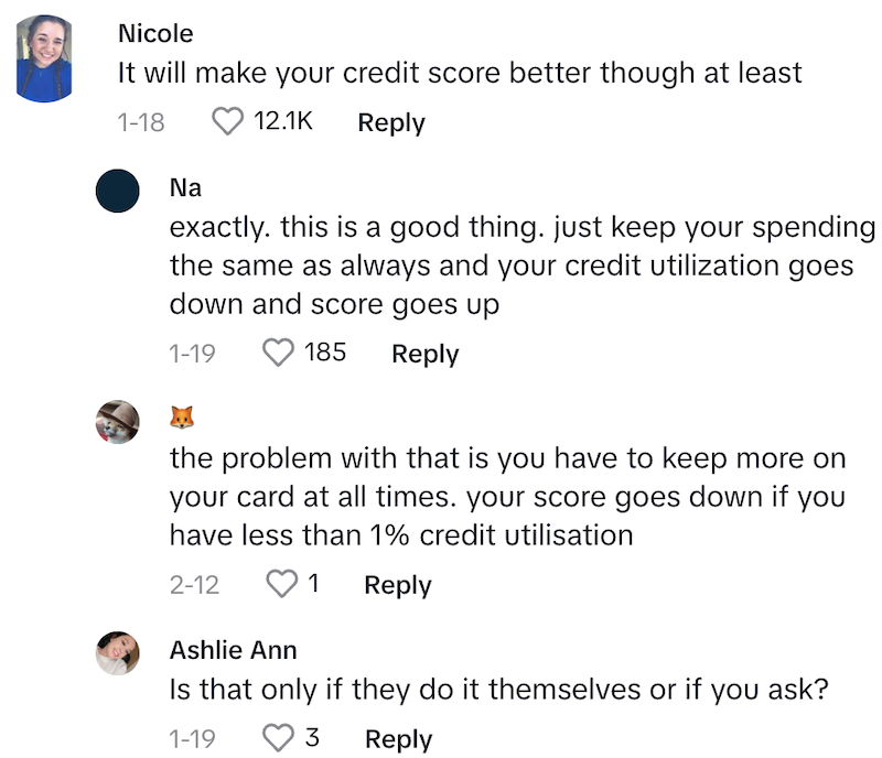 Chase Comment 2 Woman Explains How Involuntary Increases On Credit Limits Are Actually Extremely Predatory.   They act like they just did you a service.