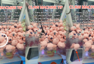 Arcade Master Shows How You Can Finally Beat The Claw Machine With One Easy Tip