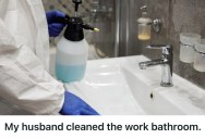 Employee Is Asked To Wash The Bathroom Even Though It’s Not In His Job Duties, So He Cleans It In A Hilariously Malicious Way