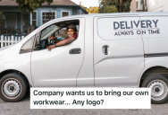 Courier Gets Back At His Apathetic Company By Wearing A Uniform Of A Competitor And Building Good Will For The Wrong Company