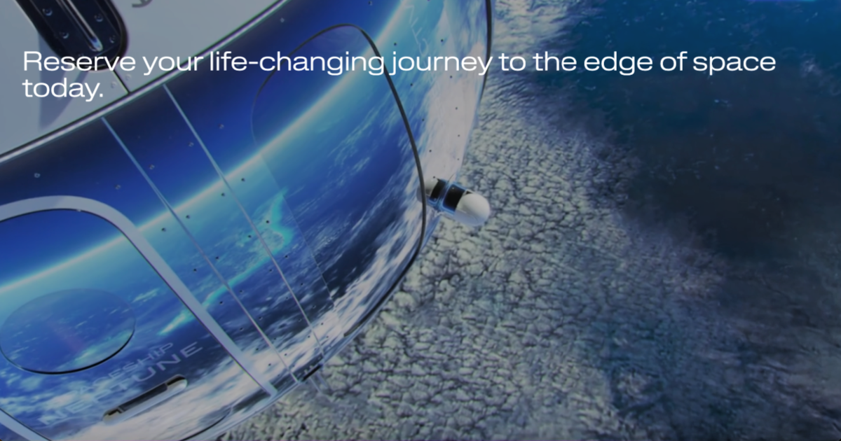 Do You Want To Have Dinner In A Balloon In Space? You Can Do It For Half A Million Bucks.