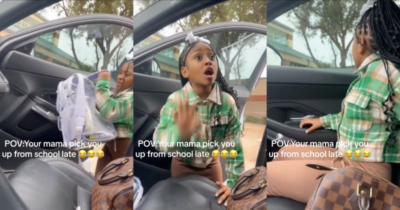 Little Girl Hilariously Tells Her Mom Off For Picking Her Up From School Late. - 'Do you not know what early means?'