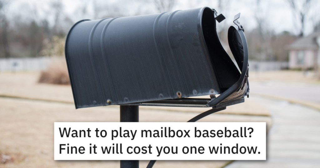 Vandals Kept Playing Baseball With Her Mailbox, So A Helpful Brother Set A Trap That Got Shattering Revenge