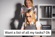Her Supervisor Wanted A List Of Every Task She Performed, So She Made Sure Not To Forget A Single Detail