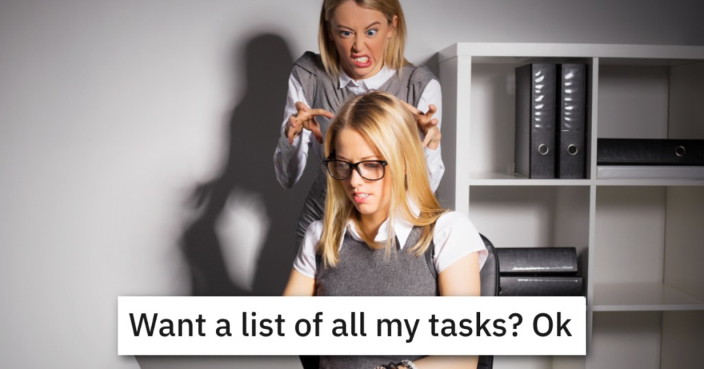 Her Supervisor Wanted A List Of Every Task She Performed, So She Made Sure Not To Forget A Single Detail