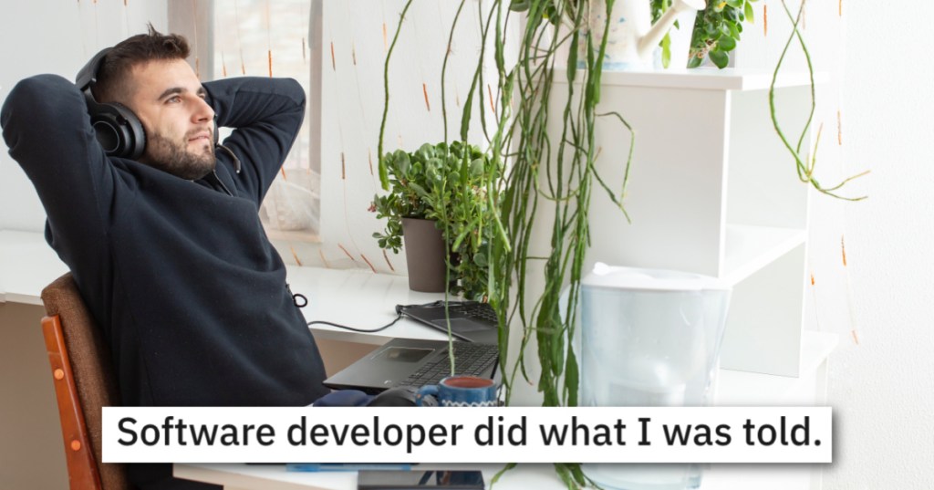Boss Felt Threatened By Software Developer's Skills, So He Let The Boss's New Plans Crash And Burn