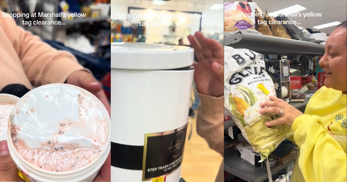 Shoppers Show That Marshall's Yellow Tag Clearance Aisle Isn't All It's Cracked Up To Be. - 'A $3 trash can. Oh, it doesn't work.'