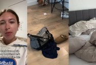 ‘It is not that hard.’ – Girlfriend Shows The World How Messy Her Partner Leaves The Apartment When She’s Away