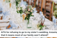 Older Sister Thinks Her Parents Favored Her Younger Sister Too Much, And Now Her Request For A Childless Wedding Threatens To Sabotage Her Younger Sister’s Big Day