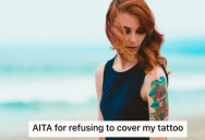 Girl Gets A Large Tattoo Even Though She Knows Her Parents Won’t Approve, But Her Mom Causes A Big Stink And Tells Her To Cover Up In Front Of Family