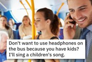 Fellow Passengers Wouldn’t Use Headphones For Their Music, So She Started Singing Her Own Tune