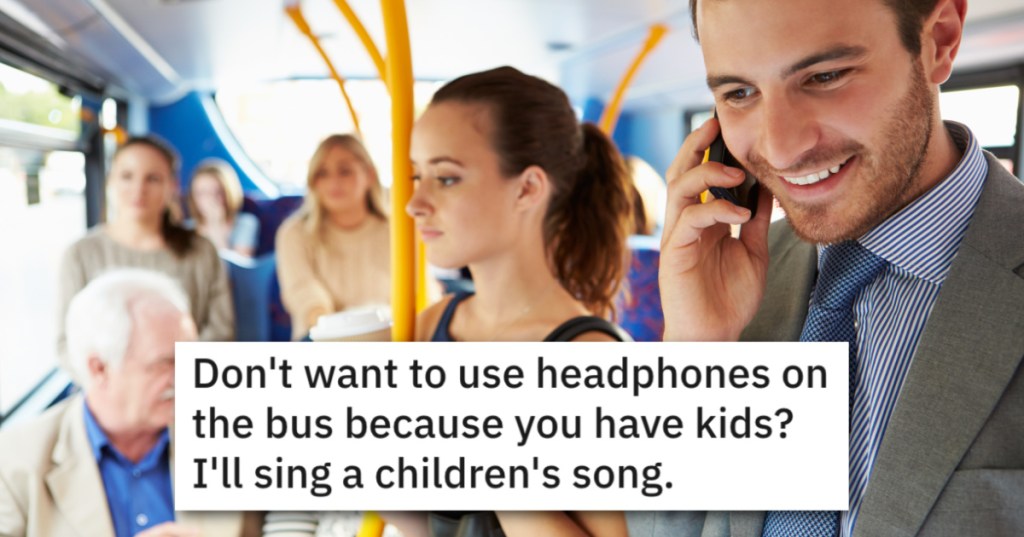 Fellow Passengers Wouldn't Use Headphones For Their Music, So She Started Singing Her Own Tune