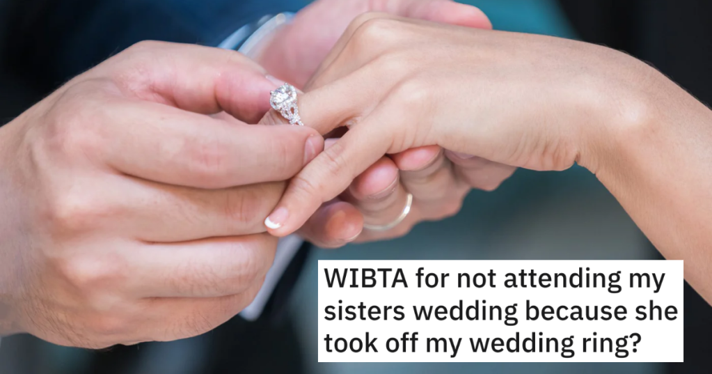 Widow's Sister Continually Tells Her To Get Over Her Deceased Husband,  But When She Ripped Her Wedding Ring Off Her Finger... Things Got Heated