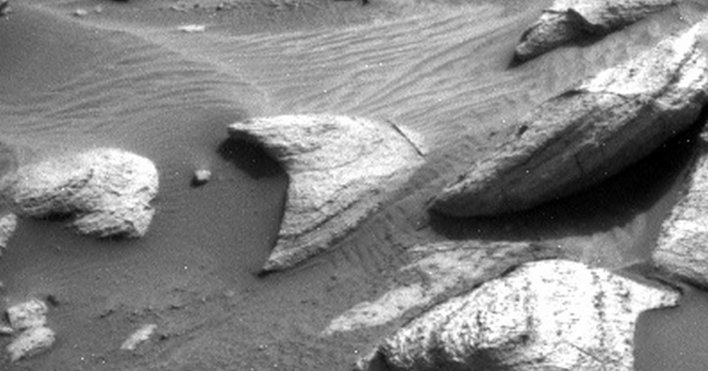 NASA Rover Spies What Looks Like A "Star Trek" Symbol On Mars
