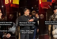 NYC Bouncer Has A Pathetic Interaction With A Tech Bro Who Goes Into Full Meltdown Mode When He Doesn’t Get His Way