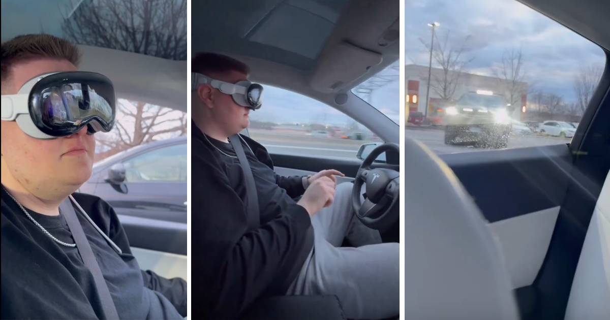 VRHeadSetWhileDriving Guy Was Wearing A Virtual Reality Headset While Driving And Got Pulled Over By The Cops