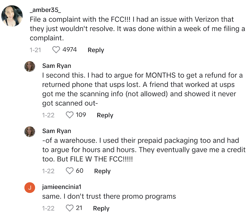 Verizon Comment 2 They hijacked my finances.   Verizon Denies Womans Request For A Refund After Someone Fraudulently Orders 3 Phones On Her Account
