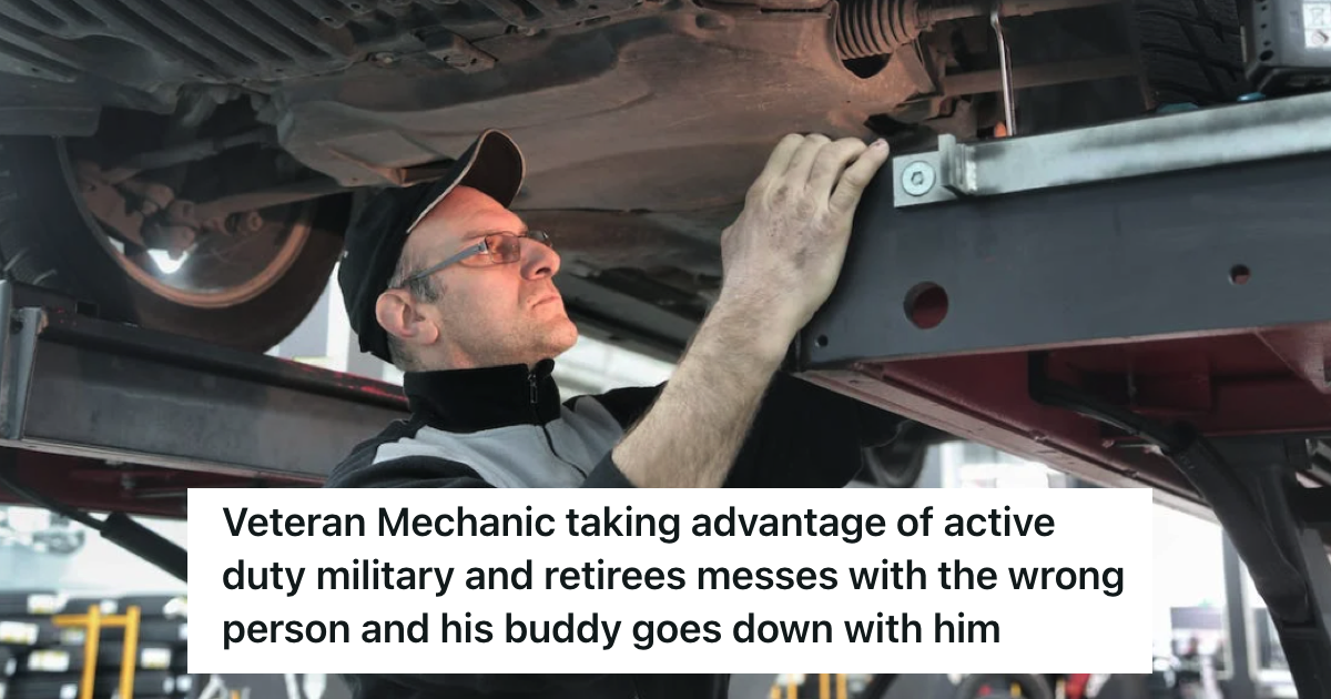 VeteranMechanicGoByeBye Scammy Mechanic Takes Advantage Of Military Personnel, So Marine Gets Revenge And Turns The Entire Operation Upside Down